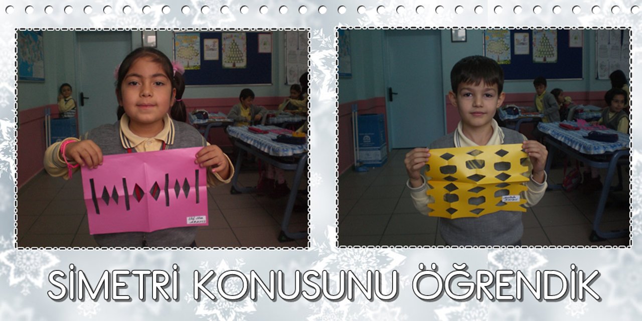 Simetri konusunu öğrendik.